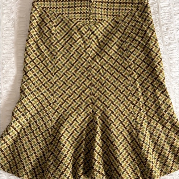 Retro Stylish Houndstooth Skirt - Multicolor - Picture 2 of 7